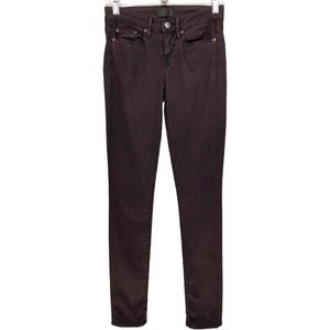vince Purple Jeans 5-Pocket Skinny Pants Mulberry Fall Color Size 25